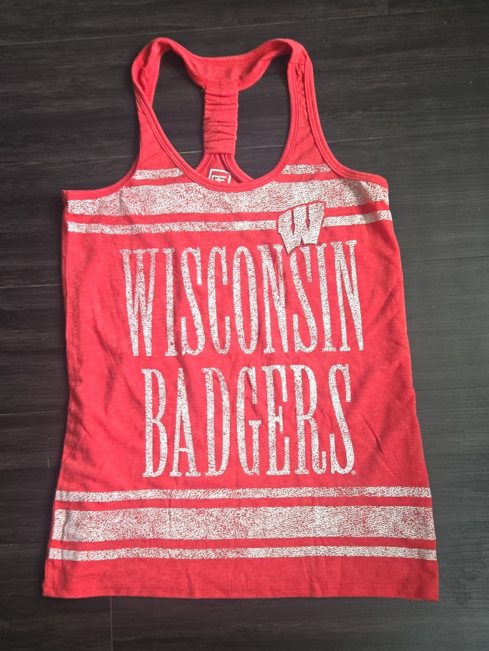 Wisconsin Badgers Red Racerback Tank Top
